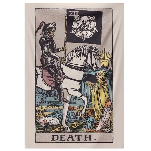 DEATH TAROT TAPESTRY - Picture 2 of 2